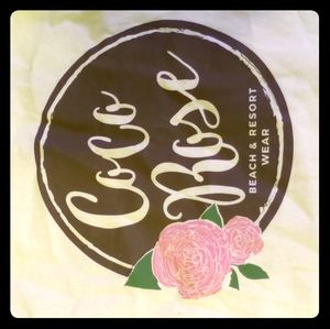 NWOT Coco Rose beach tote tassle bag resort